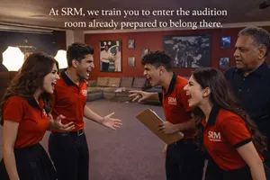 Audition training program at SRM Film School Thane